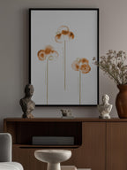 Minimalist Orange Blooms
