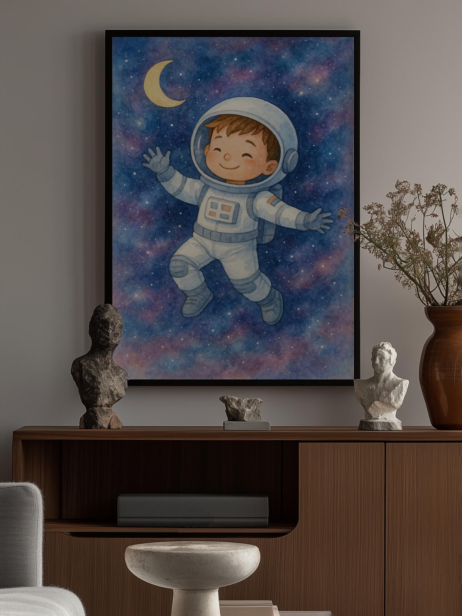 Smiling Astronaut Boy