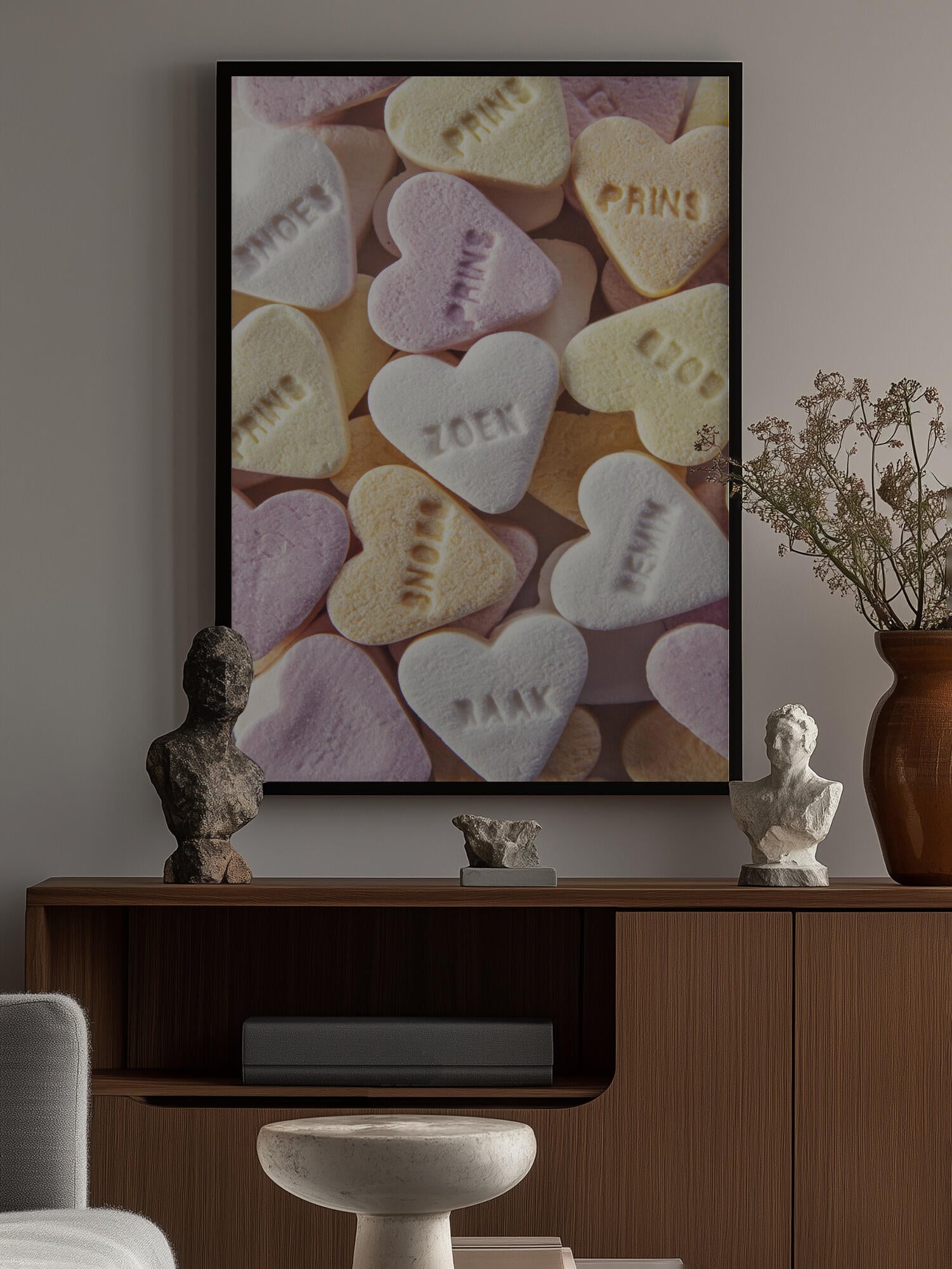 Sweet Pastel Hearts