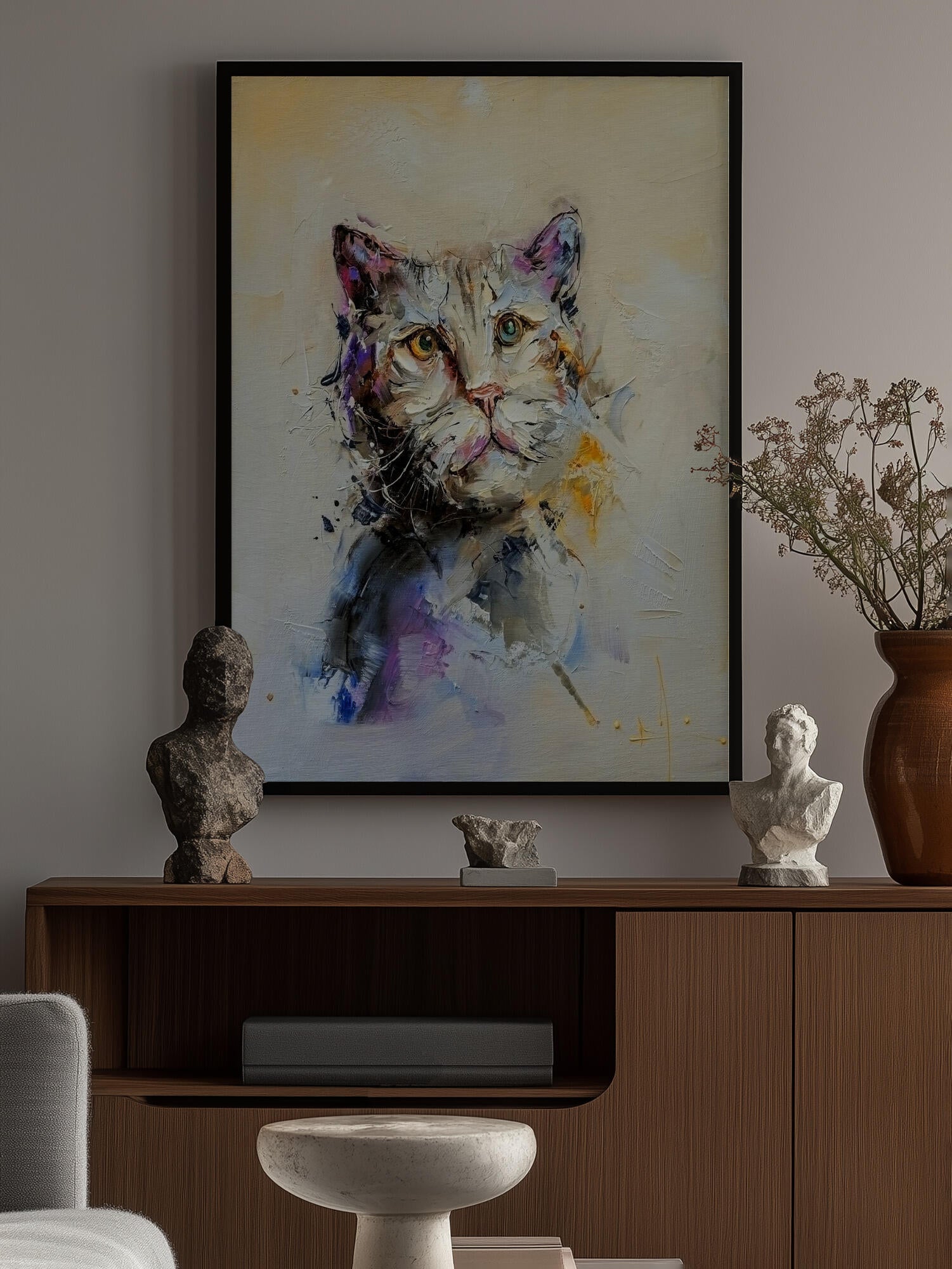 Expressive Cat Portrait