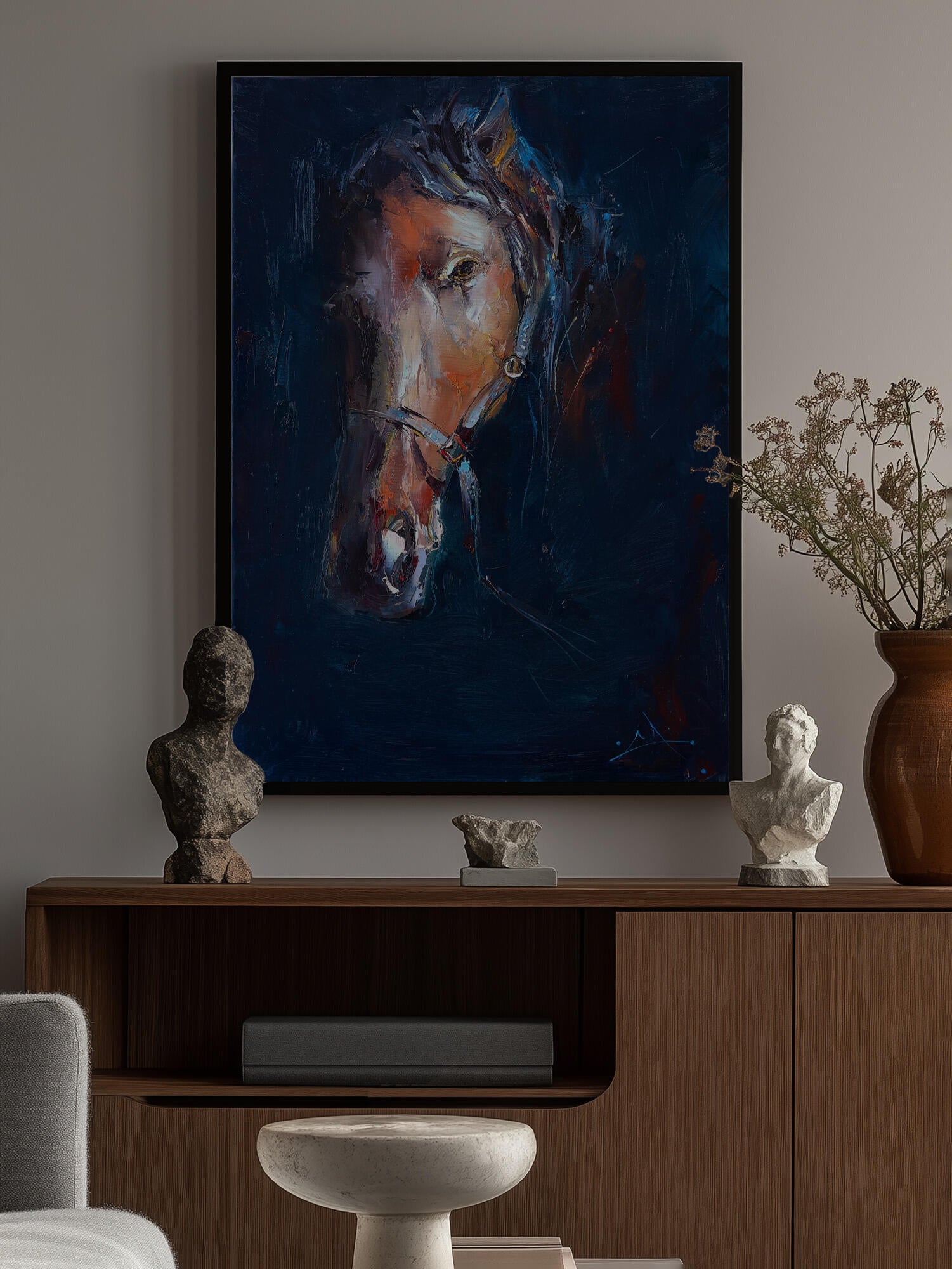 Dark Horse Portrait