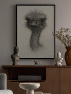 Friendly Emu Sketch