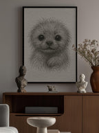 Fluffy Puppy Portrait