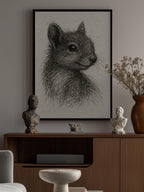 Woodland Squirrel Portrait