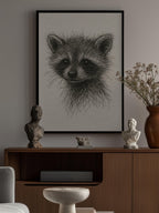 Curious Baby Raccoon
