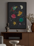 Rocket Cat In Space