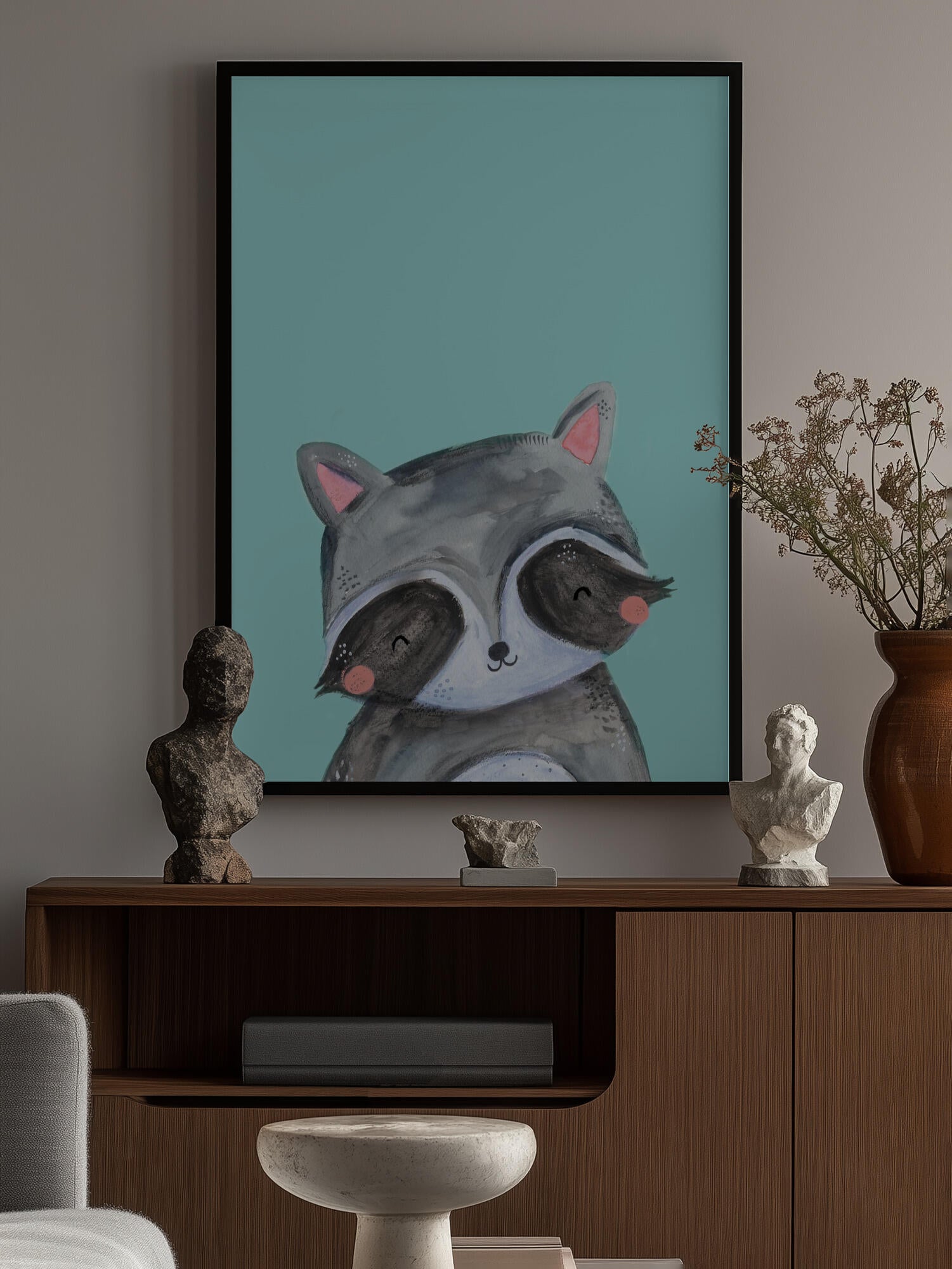 Cute Raccoon Smile