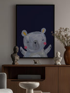 Happy Grey Bear