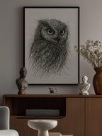 Scribbled Owl Gaze
