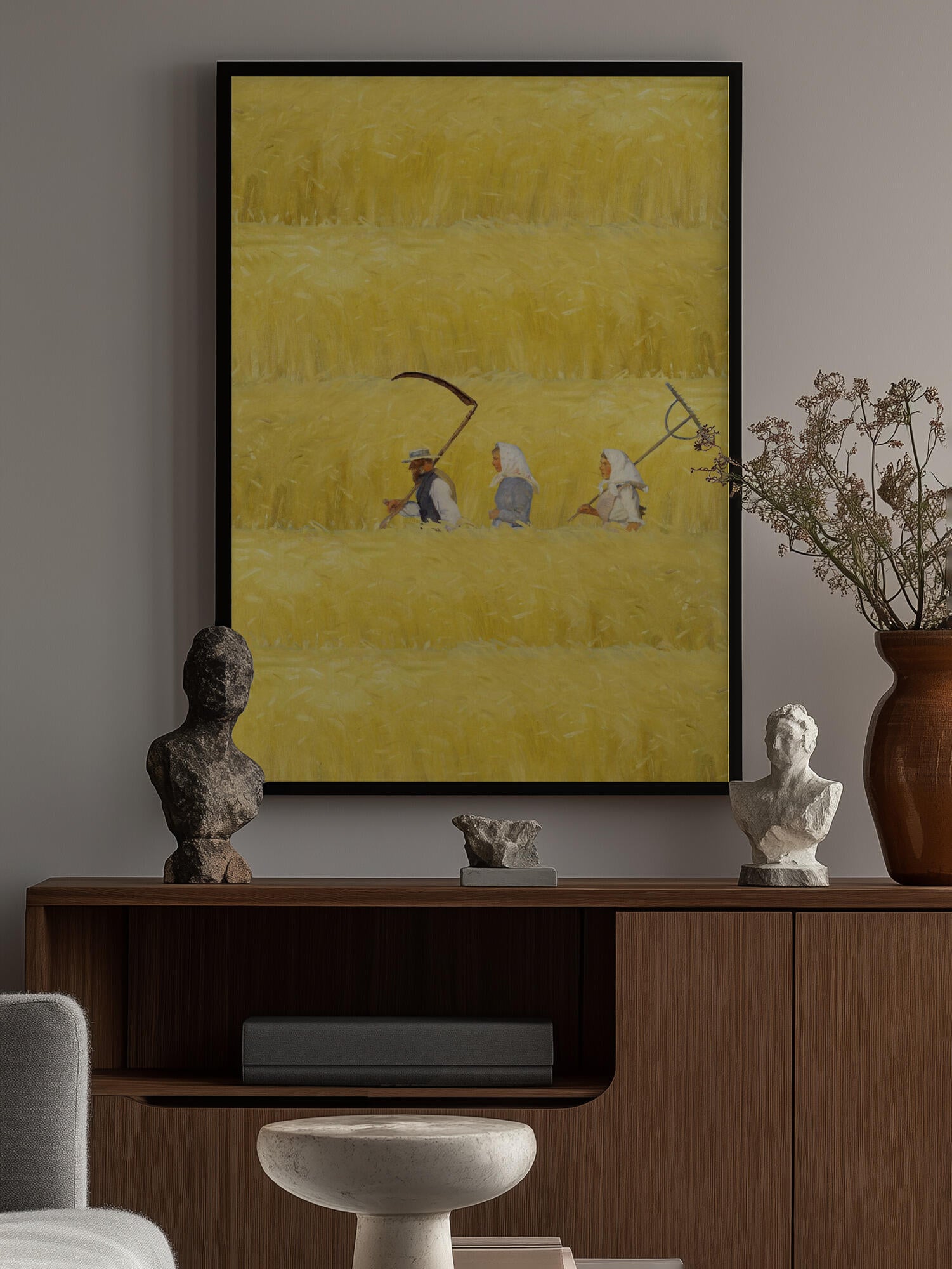 Harvesting The Golden Field