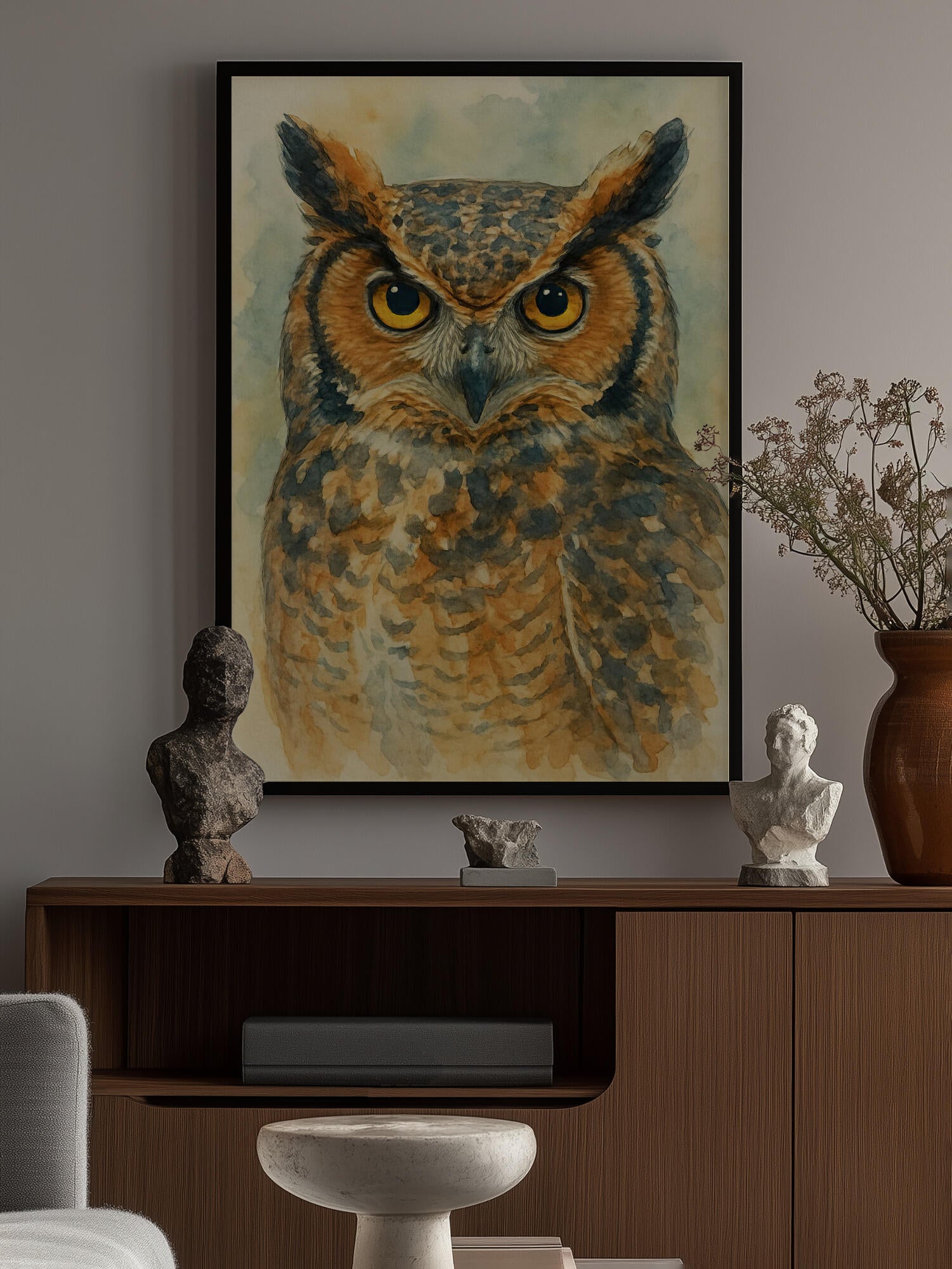 Great Horned Owl Portrait