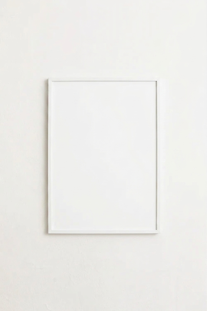 White Wood Frame