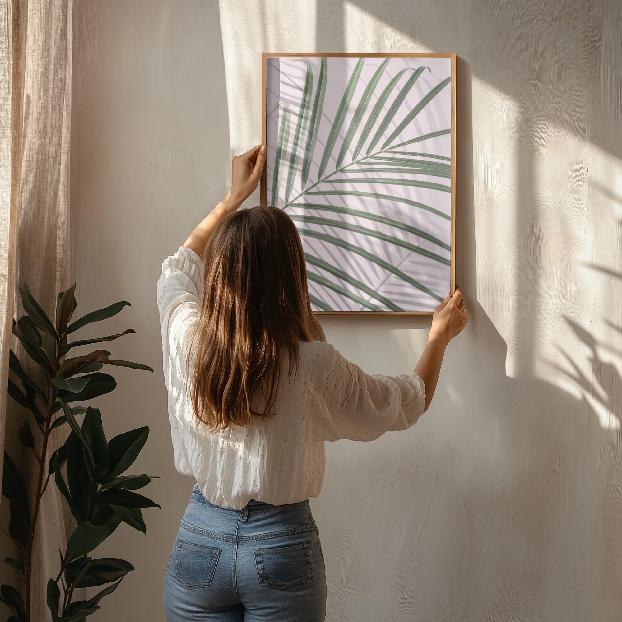 Palm Leaf Shadow