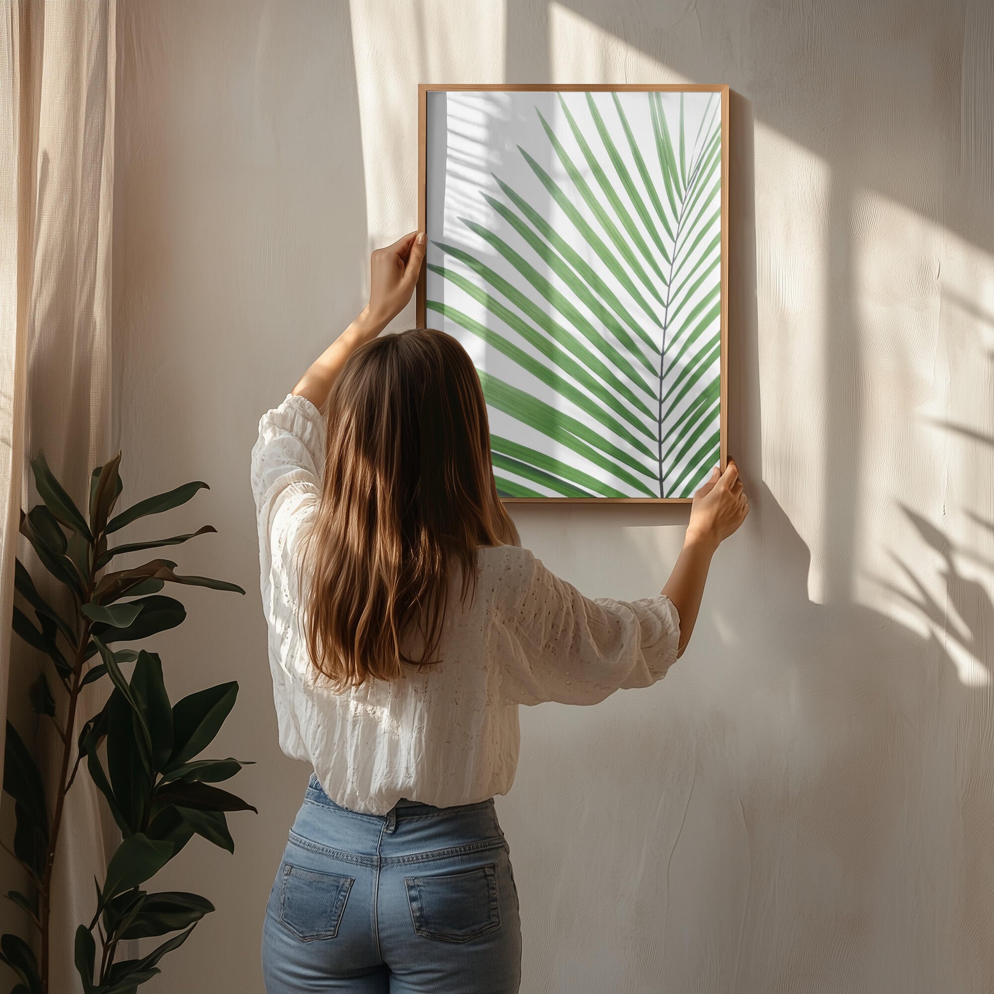Green Palm Leaf