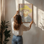 Self Portrait With Straw Hat