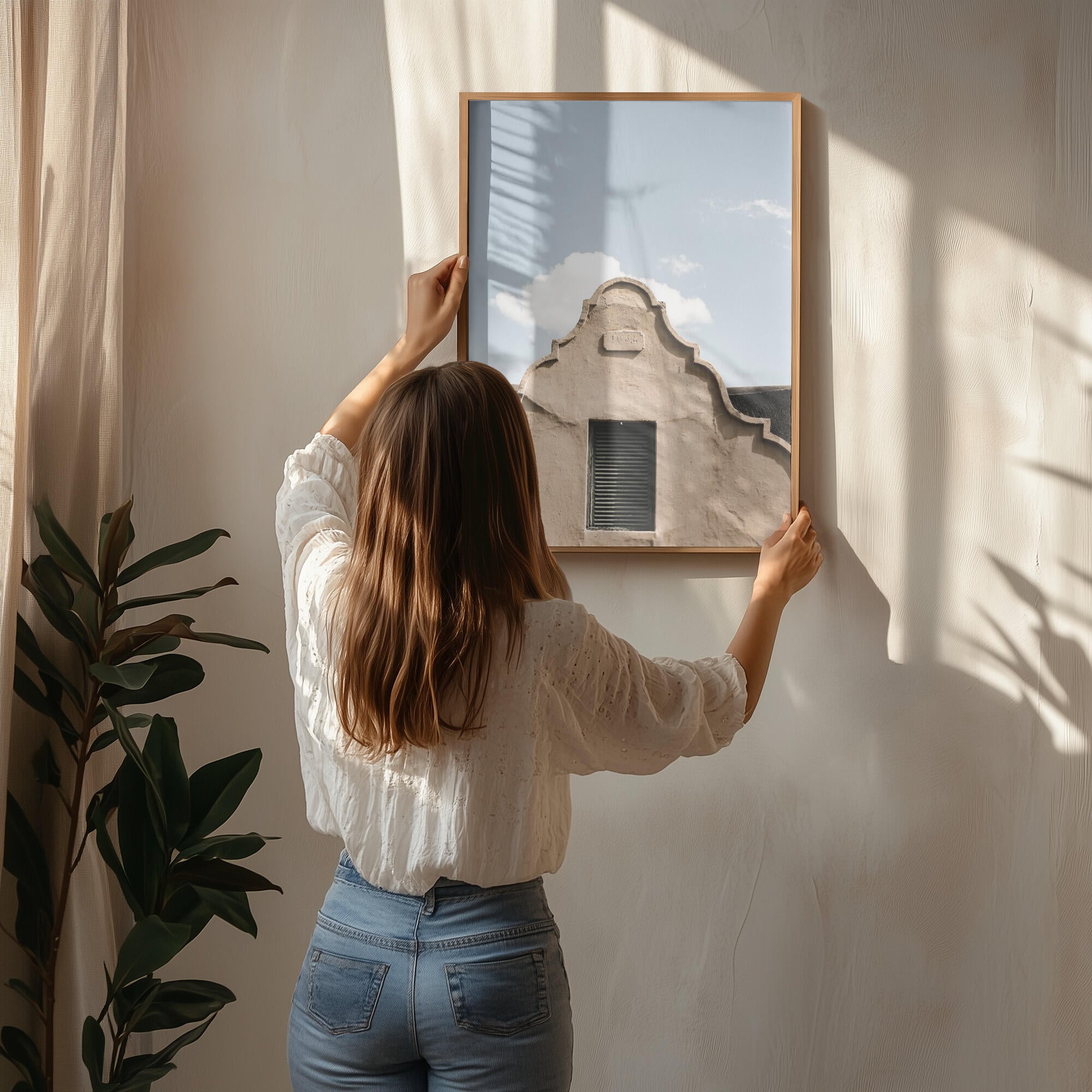 Vintage Gable With An Arched Window