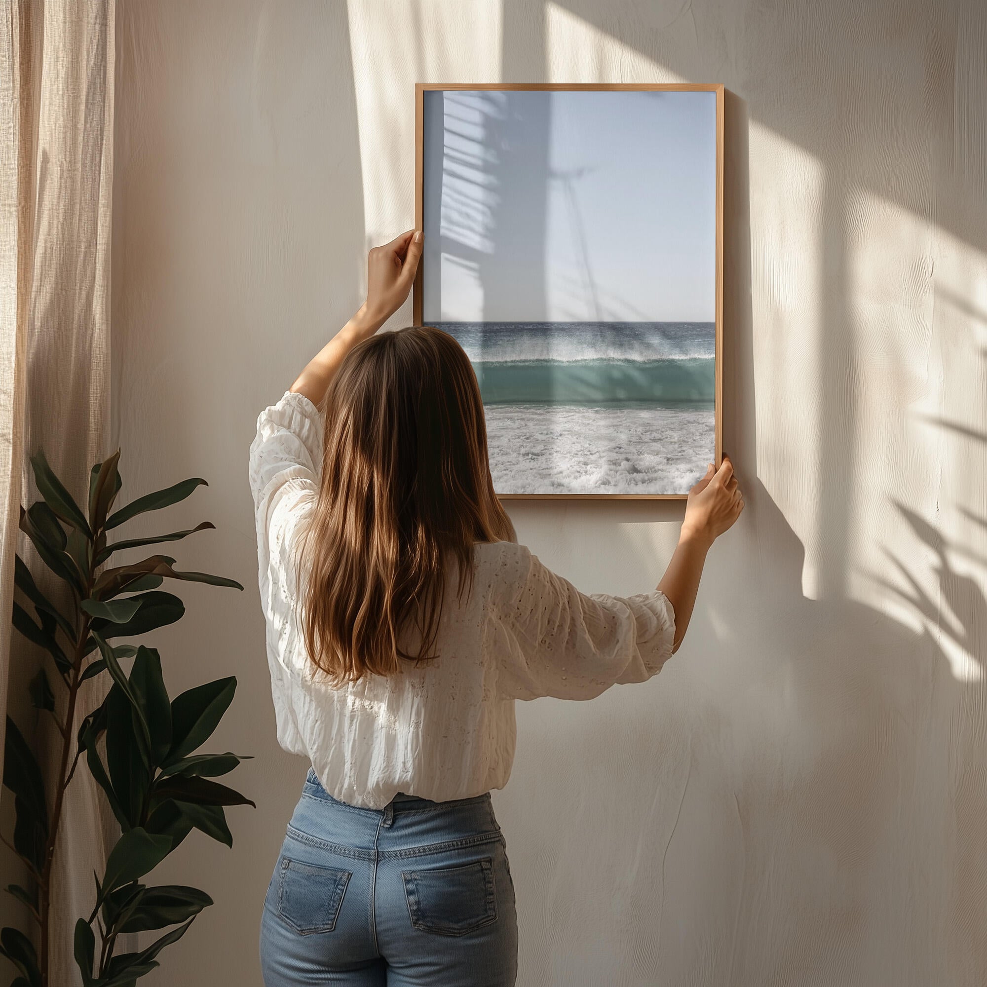 Ocean Landscape With Waves