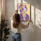 Frida and flowers