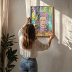 Frida and her parrots