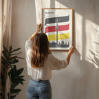 Berlin Retro Travel Print