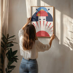 Geisha Girl Retro Minimalist Design