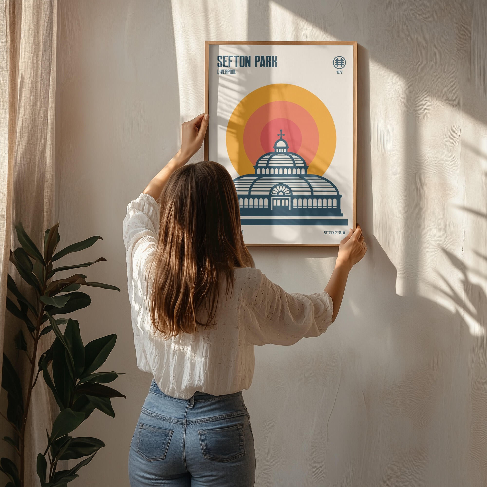 Sefton Park Palm House Travel Print