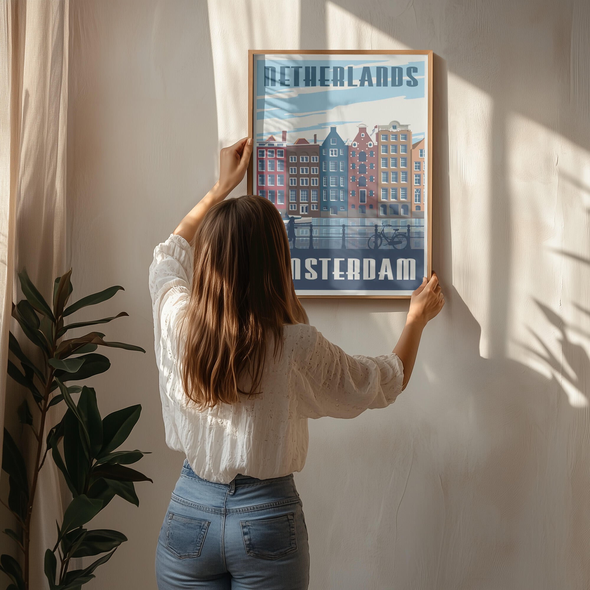 Amsterdam Travel Print
