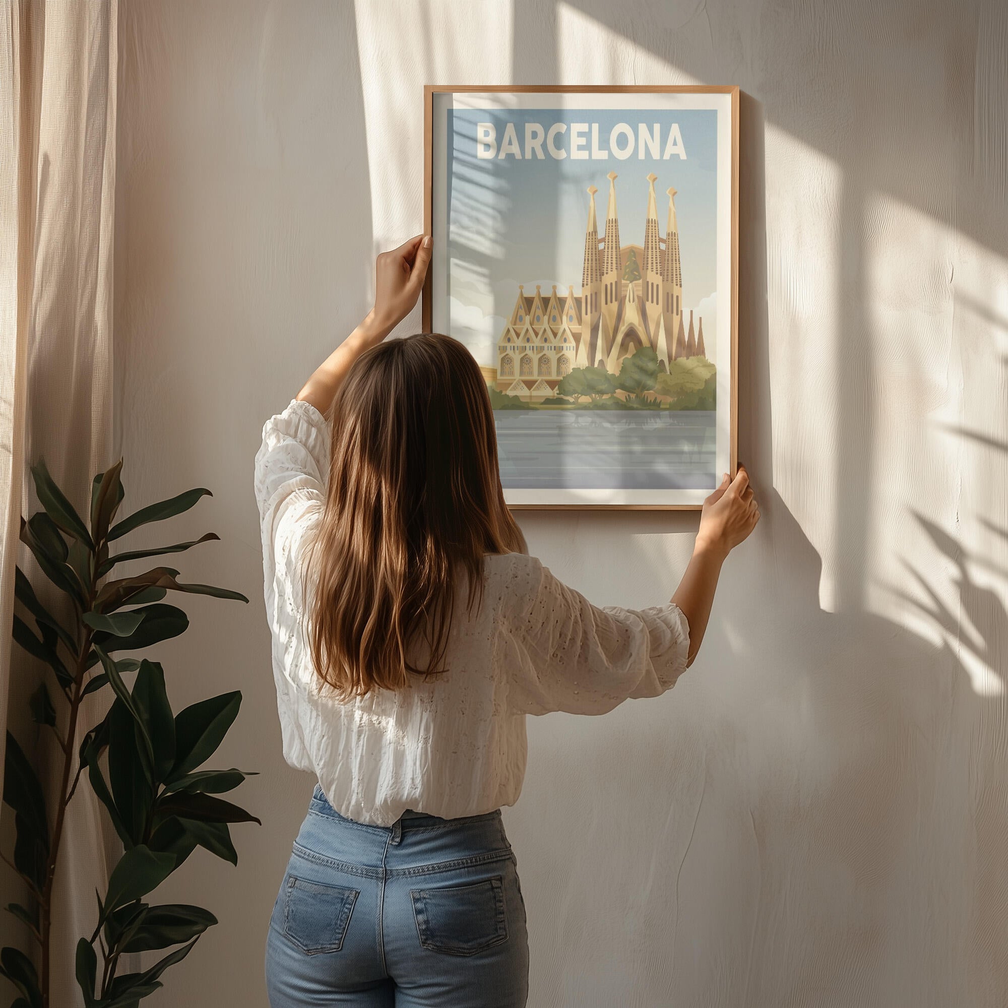 Barcelona Travel Print