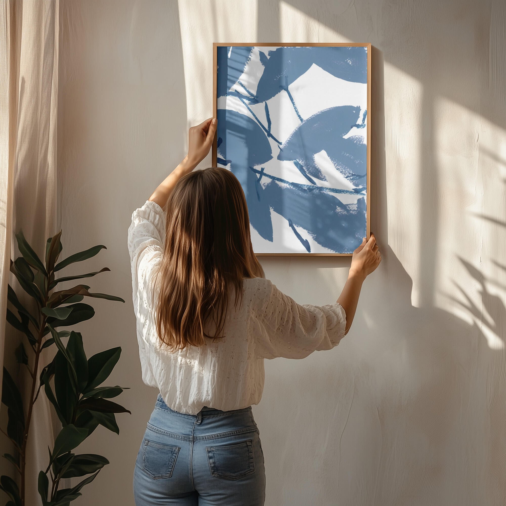 Blue Floral No1