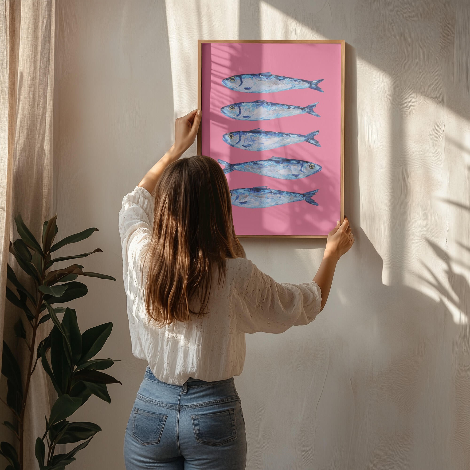 Sardines on Pink