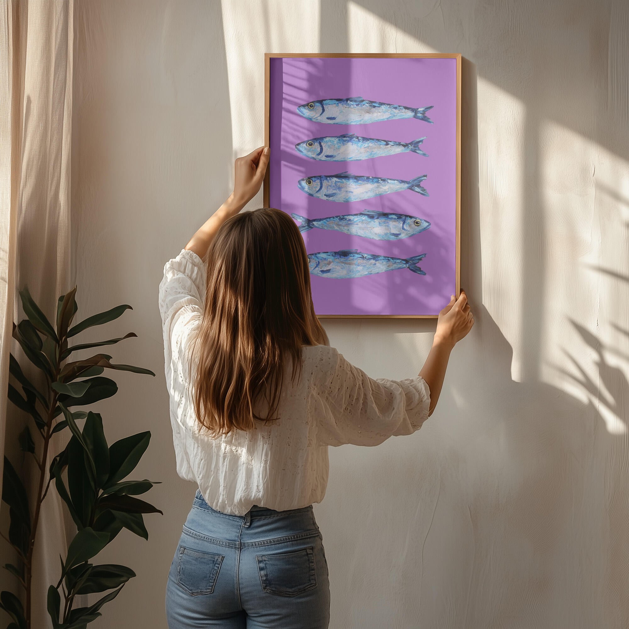 Sardines on Purple