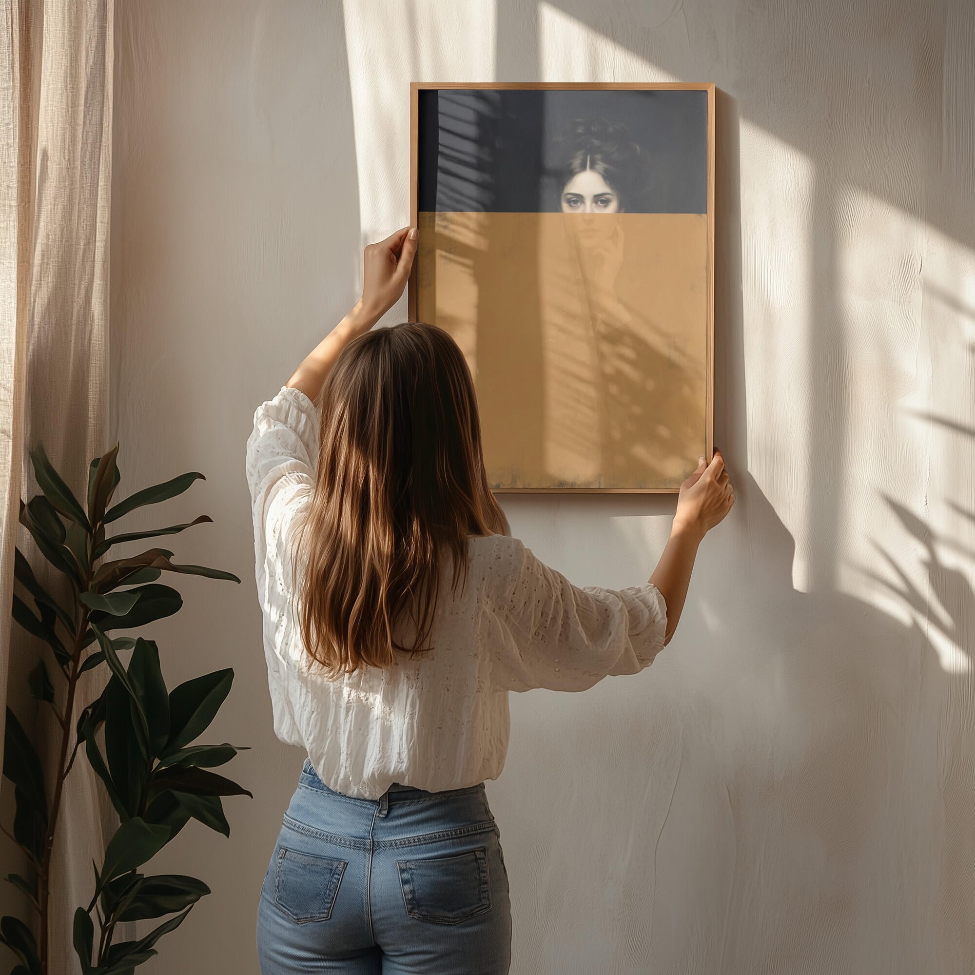Altered Portrait of Woman