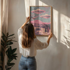Pink UFO Arrival