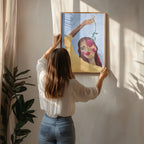 Magda with flower