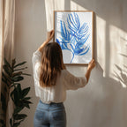 Blue Aquatic Plant Poster 6