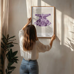 Purple Caftan Elegance