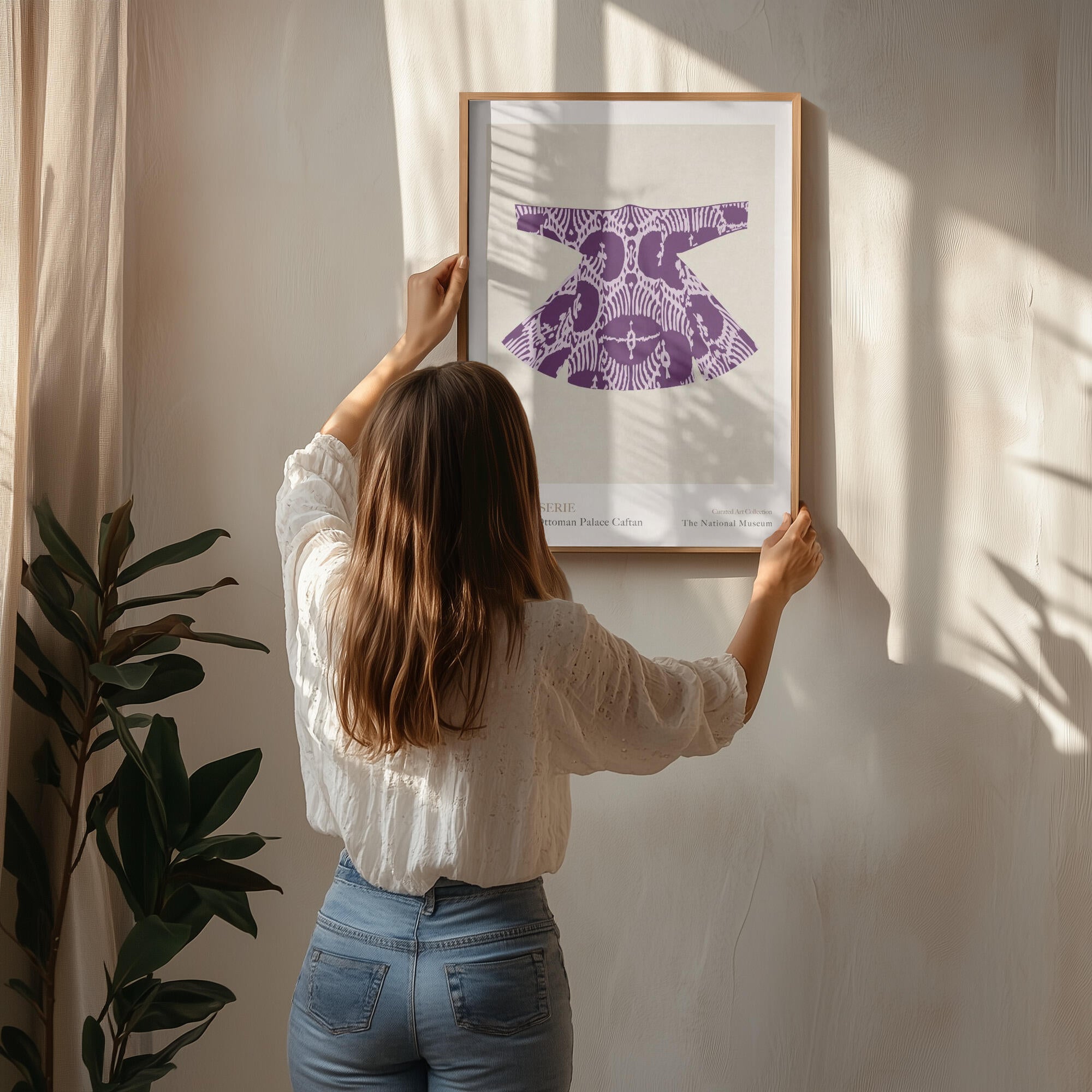Purple Caftan Elegance