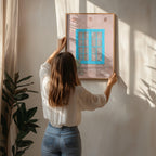 Turquoise Window - Taos, New Mexico