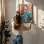 Young Woman With Ibis