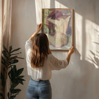 Woman Combing Her Hair