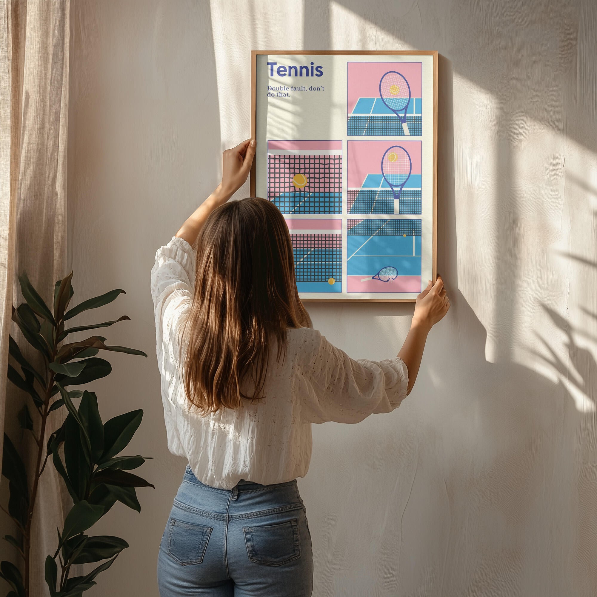 Poster Tennis Double Vault
