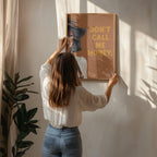 Don't Call Me Honey Badass Western Cowgirl Art