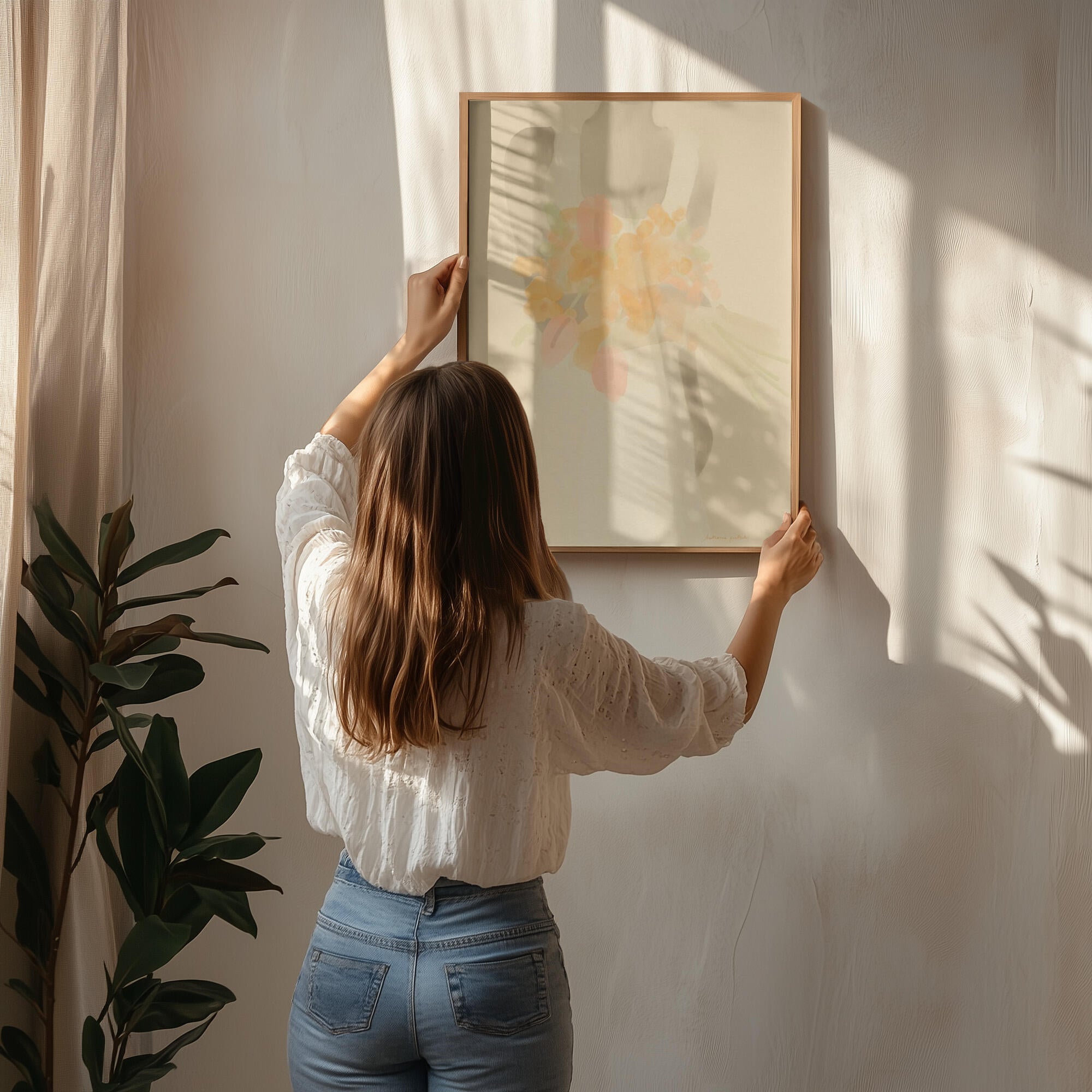 Girl With Orange Flowers