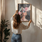 A Woman with Cosmic Elements