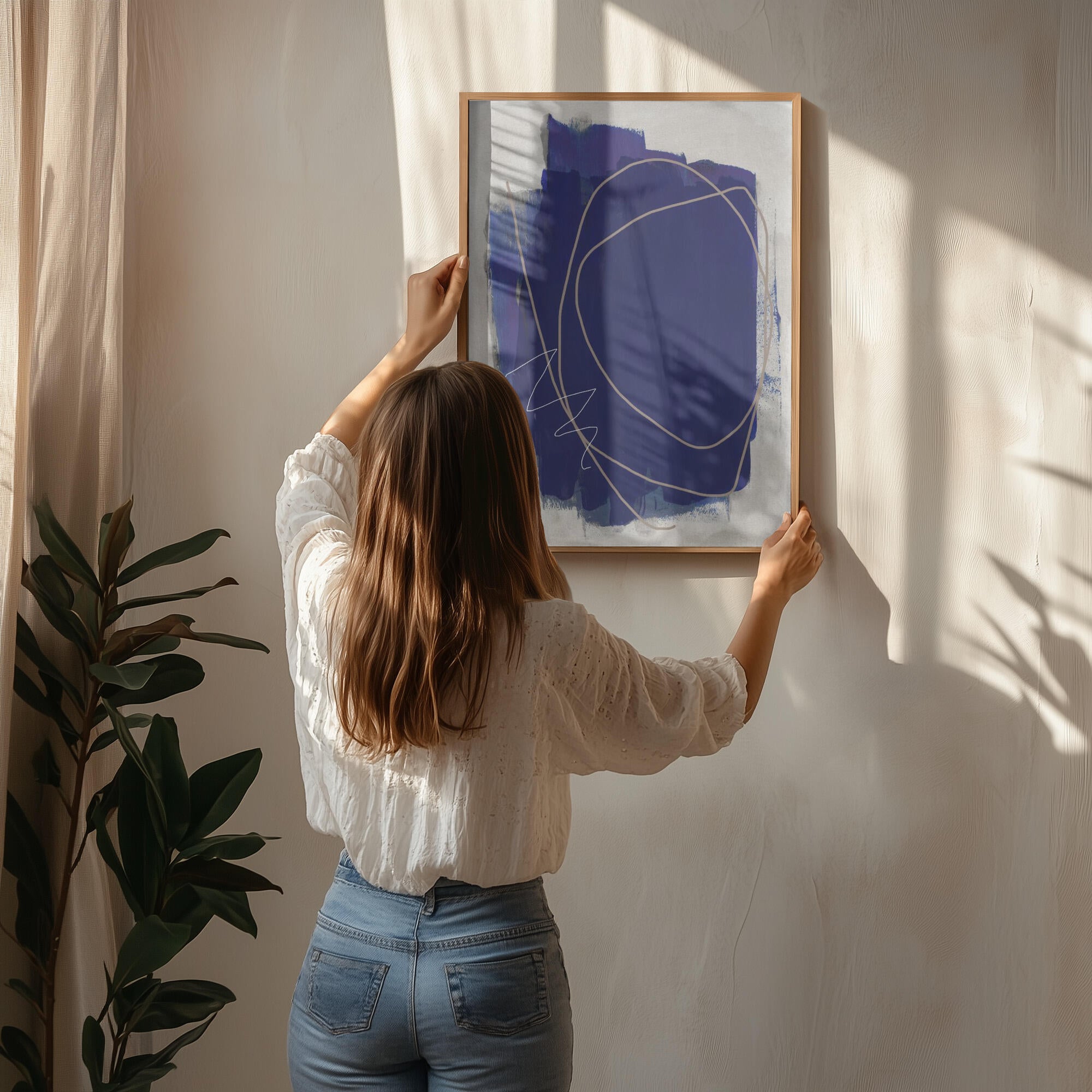 Blue Strokes 5