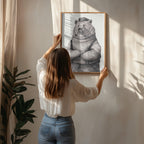 Bear In Vintage Attire