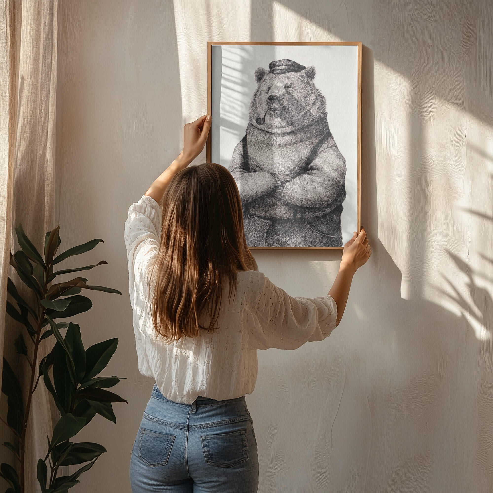 Bear In Vintage Attire