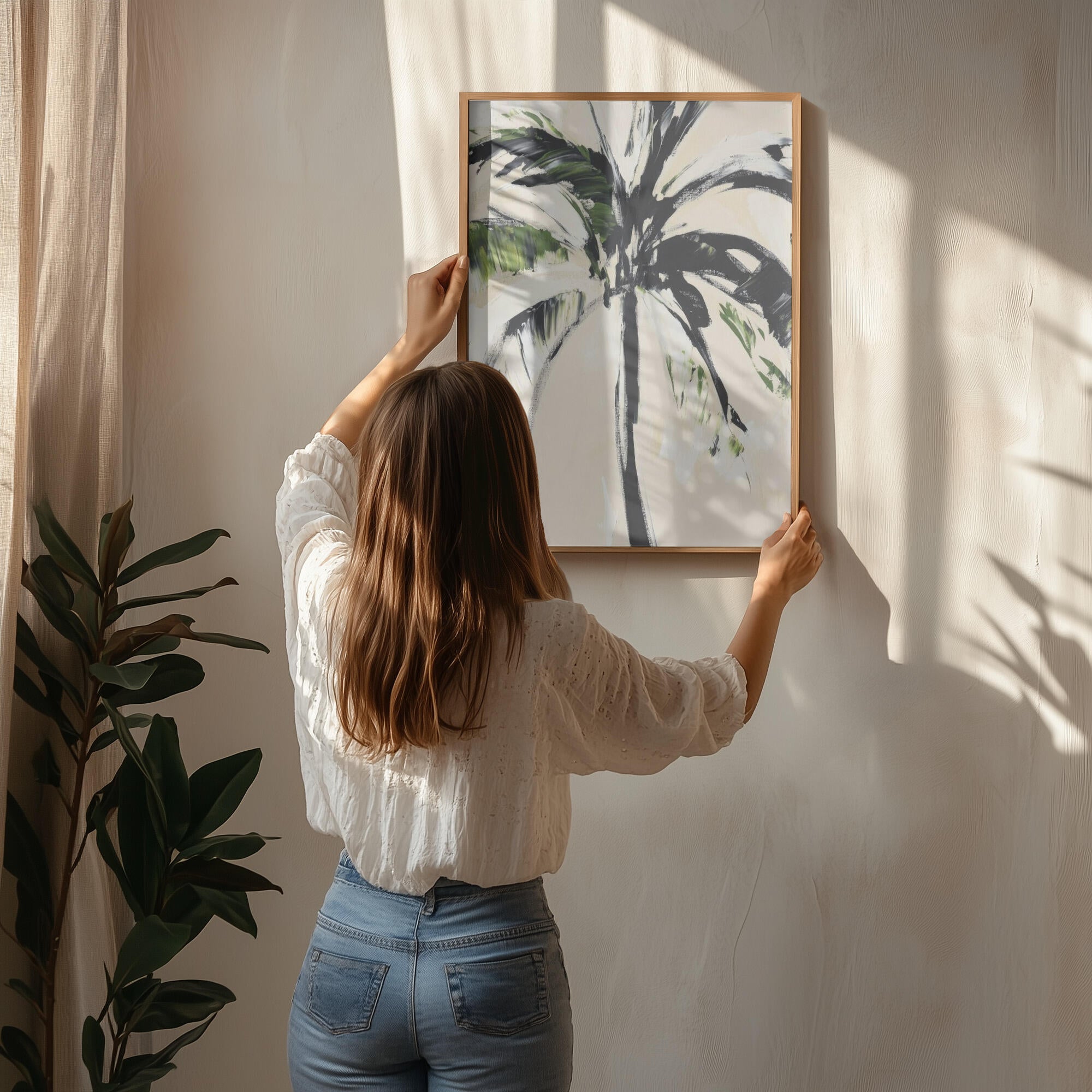 Abstract Palm Tree