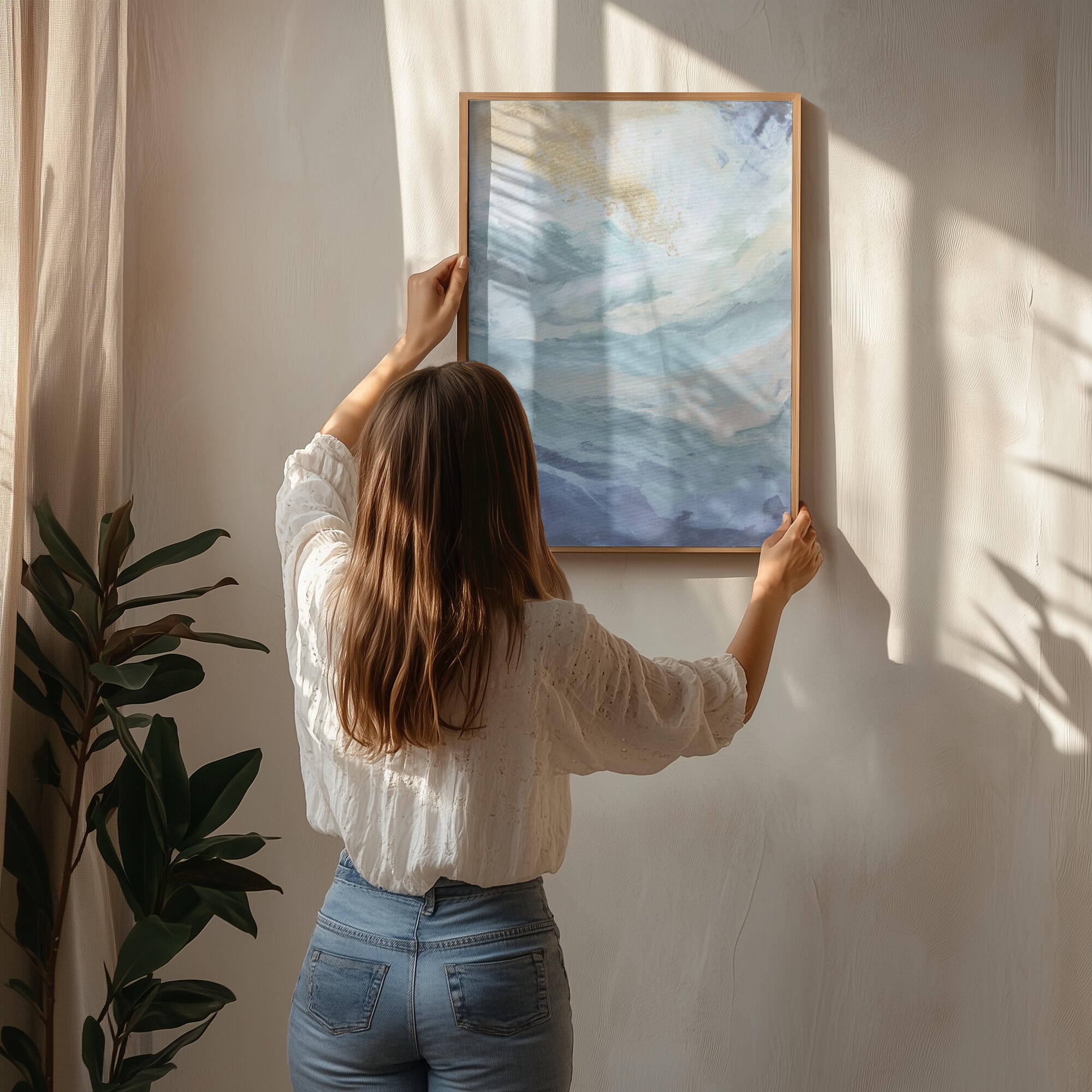 Evoking Ocean Waves and Sky