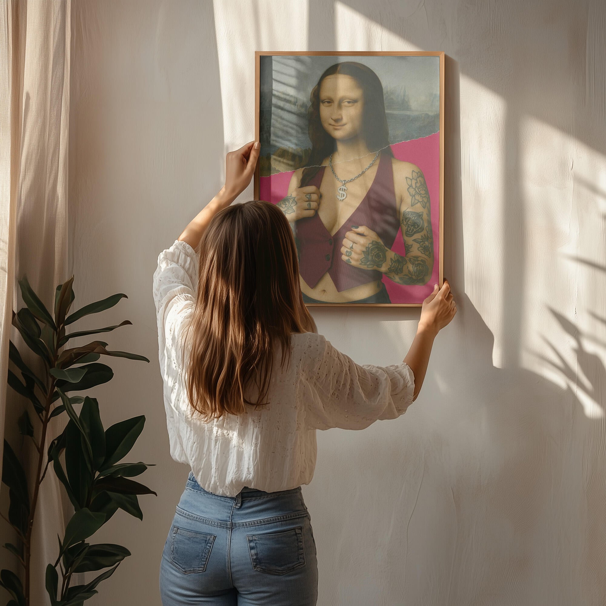 Modern Reinterpretation of the Mona Lisa